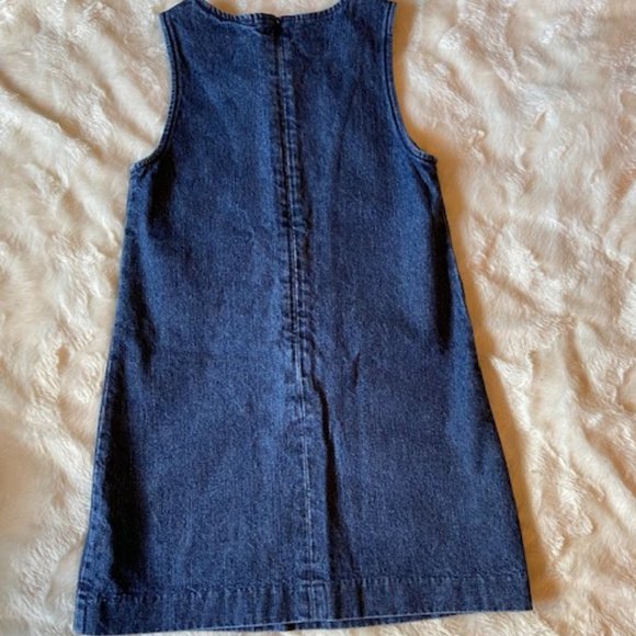 Tommy Hilfiger Blue Denim Jumper Dress Girls Size 6X - Picture 6 of 11